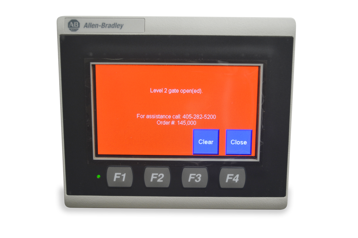 Control screen for AQ Connect controls monitoring system.